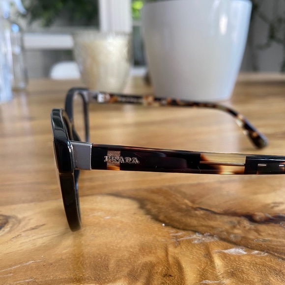 PRADA  BLACK EYEGLASSES - Picture 4 of 4